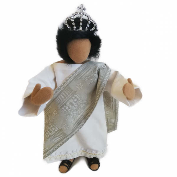 König David mit Diadem - mit Daumen - sofort verfügbar